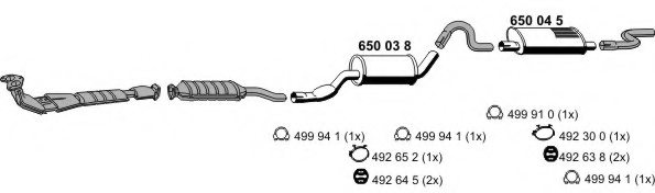 ERNST 210091 Exhaust System